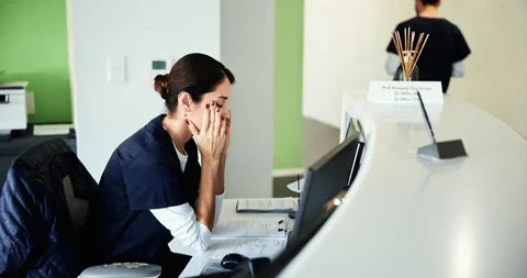 Healthcare practitioner at work